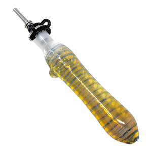 5.5" Assorted Gold Fumed Nectar Collector with Titanium Tip - [WSG300-S]
